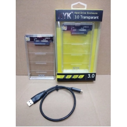 Case Hardisk NYK Transparant 2,5''  USB 3,0 